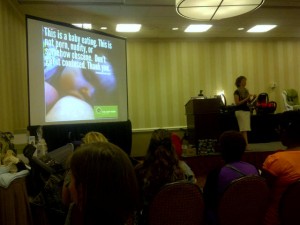 Jessica of The Leaky Boob shares her beautiful breastfeeding project slides with MommyCon Philly
