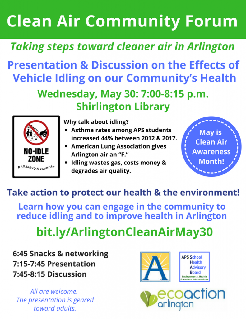 Clean Air Community Forum flyer B