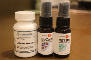 supplements - B12 GABA Lithium