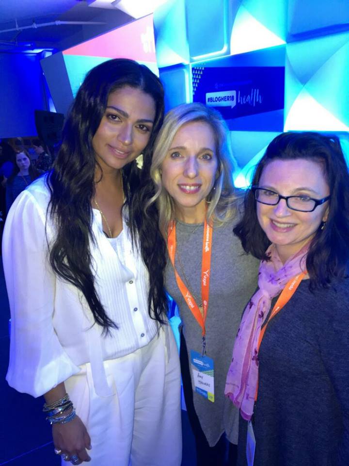 Jessica Claire Haney and Amy Thomas with Camila Alves